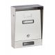 SILMEC CASSETTA POSTA S02 LETTERE TETTO FISSO INOX 10-002 - per chiave grezza vedi cod.20504