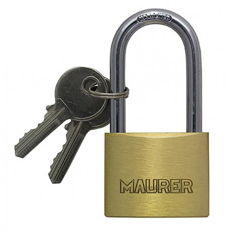 MAURER LUCCHETTO OTTONE PESANTE A/LUNGO MAURER 40MM