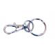 MOSCHETTONI NICHELATI C/ANELLO 45MM SFUSI |% 12105020