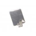 MAURER GANCI INOX RETT C/ADESIVO 2PZ 21050014