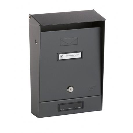 SILMEC CASSETTA POSTA S01 C/TETTO APRIB LAM GR FERRO 10-201.84 - per chiave grezza vedi cod.20504