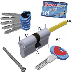 SECUREMME SECUREMME CILINDRO EU CODOLO EVOK1 30-30 60MM