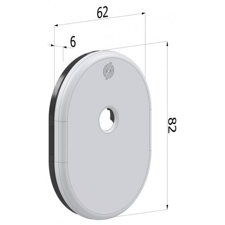 SECUREMME SECUREMME 4303 PIASTRINA PROTECTOR BLINDO BRZ