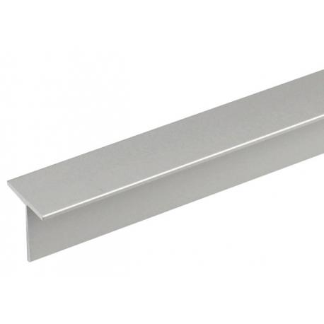 ARCANSAS PROFILO T ALU ARGENTO 25X25 MM 2MT