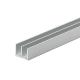 ARCANSAS PROFILO CANALIN DOPPIA U ALU ARG 20X10MM 2MT