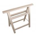 MAURER CAVALLETTO PIEGH 3PIAN LEGNO H78X78CM FAGGIO - faggio