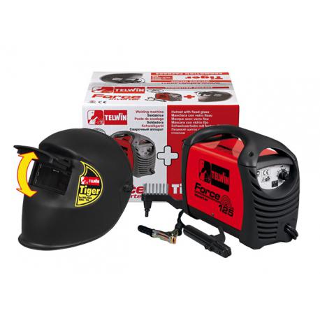 TELWIN SALDATR INVERTER FORCE145 C/ACC+MASCHERA 125A FORCE 145