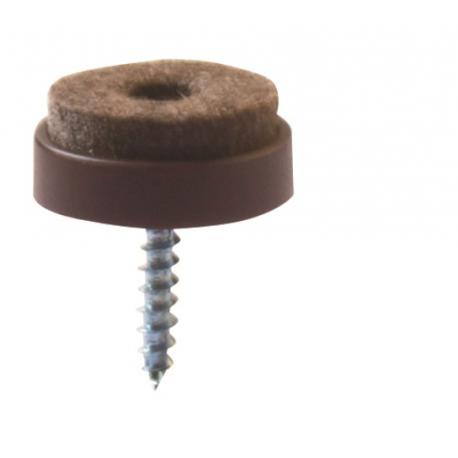 MAURER SCIVOLI FELTRO MARRONE C/CHIODO PZ8 MM24 - con chiodo