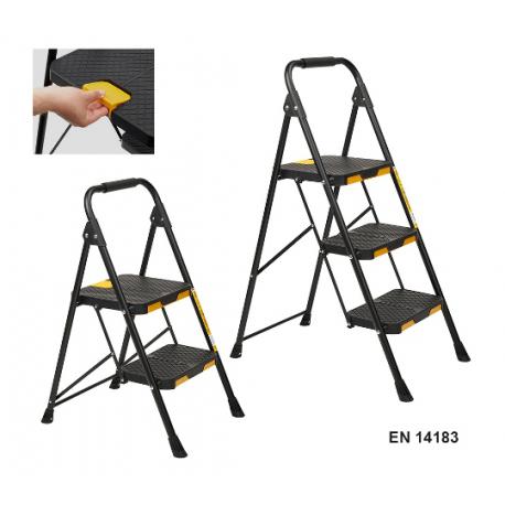 MAURER SGABELLO EASY STEP MAURER ACC NERO 3 GRADINI - 3 gradini