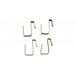 MAURER GANCIO X BRIS METALLO TIPO BIANCO PZ4 - 4 pezzi
