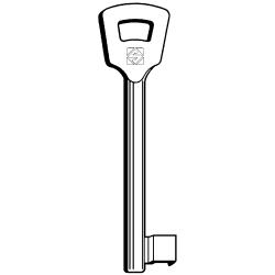 SILCA SILCA 6NFH7L CHIAVE PATENT OTTONE NEMEF |% 7NFHL - per serrature NEMEF