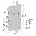 SECUREMME SECUREMME 165C SERRAT BLINDATA 125X35X203 37
