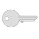 CISA CISA 01420.00.2 CHIAVE GREZZA STD CS6R - profilo sinistro