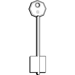 SILCA SILCA 6P1D CHIAVE PATENT OTT/NIC AGB 8 |% 6P1D - per serrature AGB 8