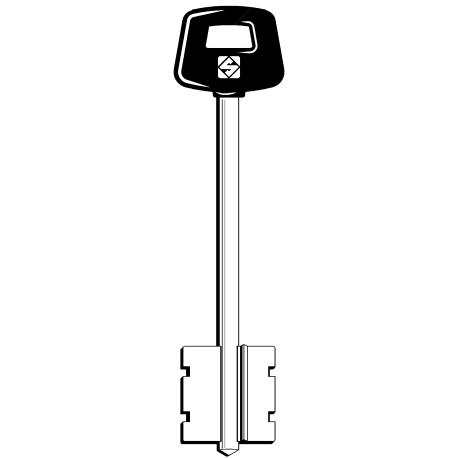 SILCA SILCA 6P2D CHIAVE PATENT OTT BONAITI-GB 6 |% 6P2D - per serrature BONAITI-GB 6