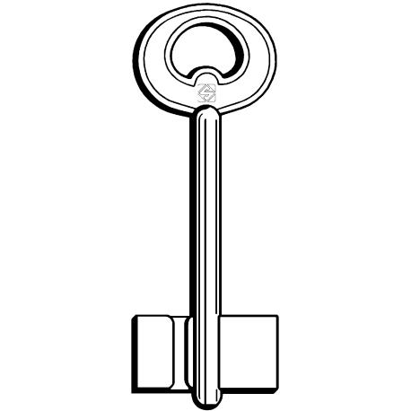 SILCA SILCA 6P2S CHIAVE PATENT OTT BONAITI-GB 6 |% 6P2S - per serrature BONAITI-GB 6