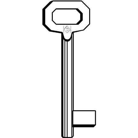 SILCA SILCA 6P5MP CHIAVE PATENT OTT/NI BONAITI |% 6P5MP - per serrature BONAITI