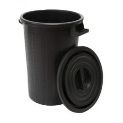 MAURER BIDONE IMMONDIZIE NERO S/COP 75LT 44X63CM