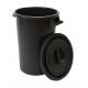 MAURER BIDONE IMMONDIZIE NERO S/COP 100LT 53X66CM