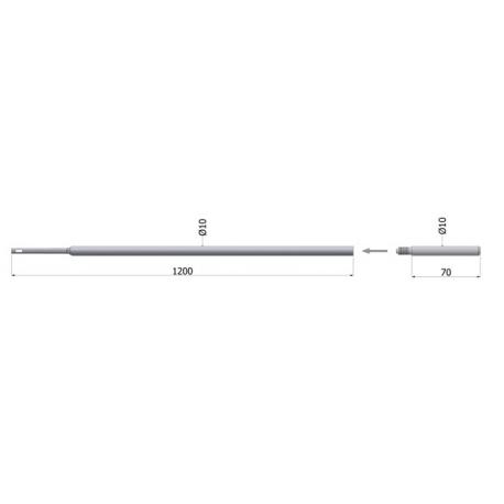 SECUREMME SECUREMME 5818 ASTA INTERNA C/GANCIO 10X1200