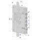 SECUREMME SECUREMME 2501 SERRAT BLINDATA 136X31X206 D28 destra