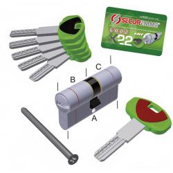SECUREMME SECUREMME CILINDRO EUROPEO EVOK22 30-35 65MM