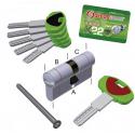SECUREMME SECUREMME CILINDRO EUROPEO EVOK22 30-35 65MM