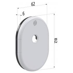 SECUREMME SECUREMME 4303 PIASTRINA PROTECTOR BLINDO BRZ