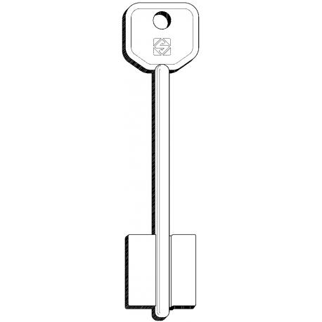 SILCA SILCA 5AT7 CHIAVE DM LUNGA ATRA |%