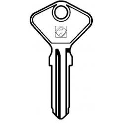 SILCA SILCA 6NFH7L CHIAVE PATENT OTTONE NEMEF |% 7NFHL - per serrature NEMEF