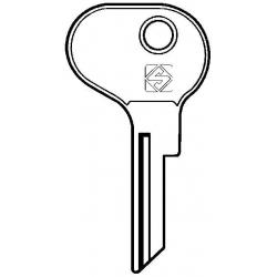 SILCA SILCA 6NFH8L CHIAVE PATENT OTTONE NEMEF |% 8NFHL - per serrature NEMEF