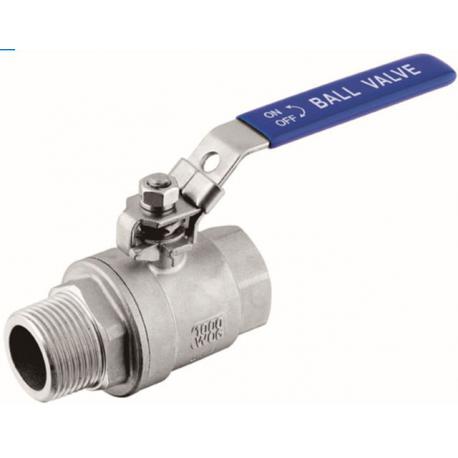 VALVOLA SFERA P.T.ACC/INOX AISI 316 1/2