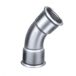 41 CURVA ZINCATA 45°FF 1"