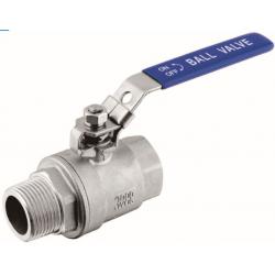 VALVOLA SFERA P.T.ACC/INOX AISI 316 3/4