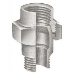 341 BOCCHETTONE MF SEDE CONICA ZINCATO 1"