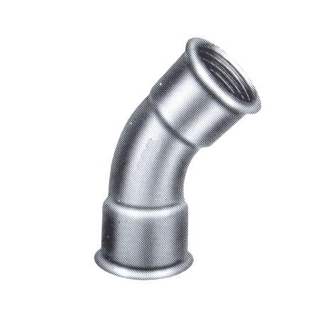 41 CURVA ZINCATA 45°FF 1"