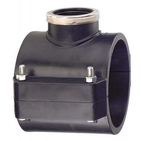 PLASSON PRESA STAFFA 2 BULLONI PLASSON 25X1/2