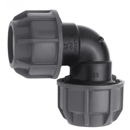 PLASSON GOMITO 90° PLASSON ECOFIT 25X25