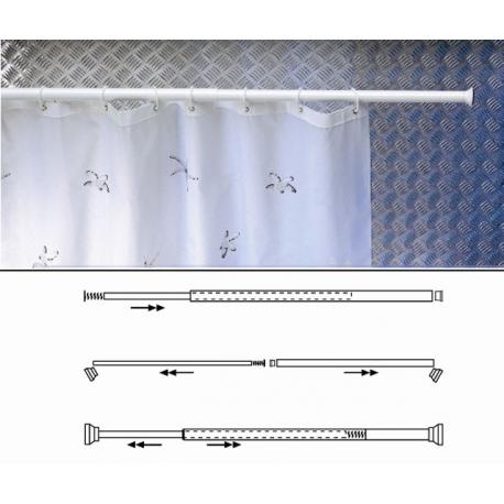 MAURER TUBO TENDA DOCCIA MAURER BIANCO 125-220CM