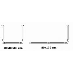 MAURER TENDA DOCCIA MAURER BIAN OPACA CM120X200