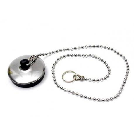 TAPPO C/CATENA+PLACCA Ø40MM |%