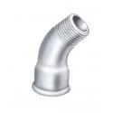 40 CURVA ZINCATA 45&deg;MF 1"