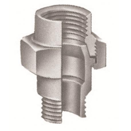 341 BOCCHETTONE MF SEDE CONICA ZINC 3"