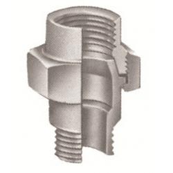 341 BOCCHETTONE MF SEDE CONICA ZINCATO 1"