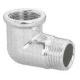 GOMITO MF OTTONE CROMATO 1/2