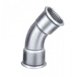 41 CURVA ZINCATA 45°FF 1"