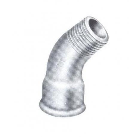 40 CURVA ZINCATA 45°MF 1"