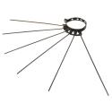 STAFFA REGGITUBO NERO OP.X T.PELLET D. 8