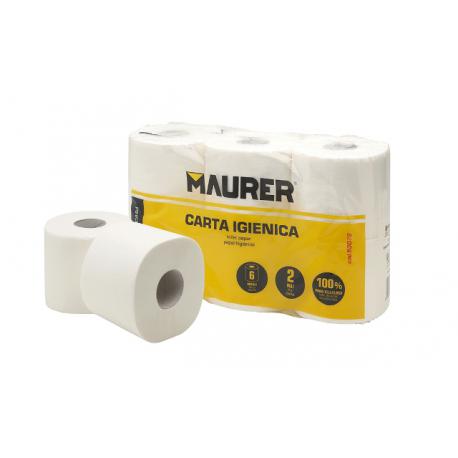 MAURER CARTA IGIENICA 2 VELI MAURER 6ROTOLI