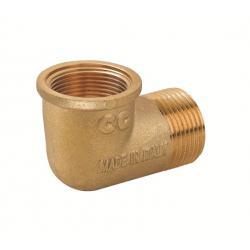 GOMITO MF OTTONE GIALLO 2"